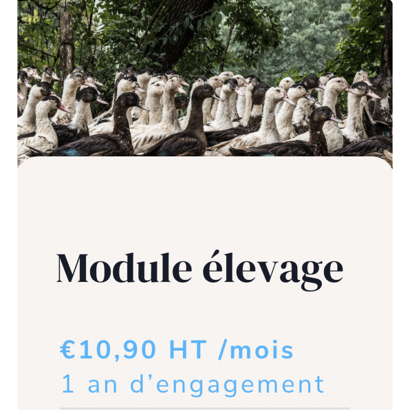 Module élevage